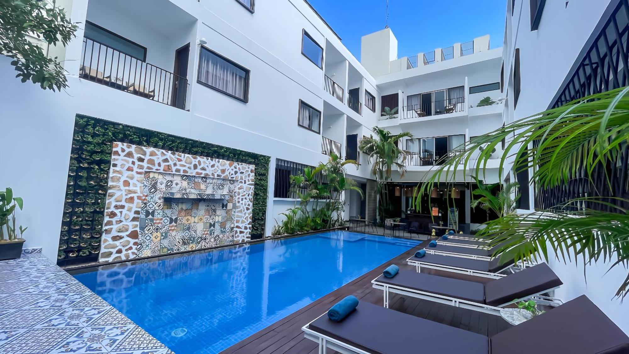 The Calm Oasis Hotel Sziemreap Kültér fotó