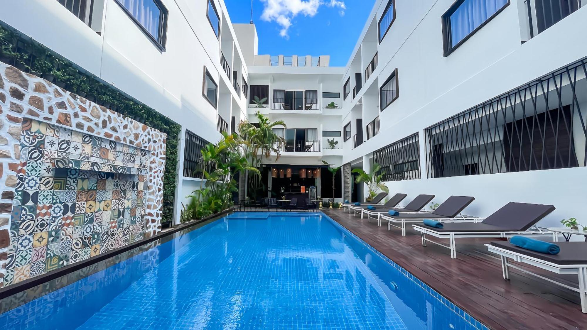 The Calm Oasis Hotel Sziemreap Kültér fotó