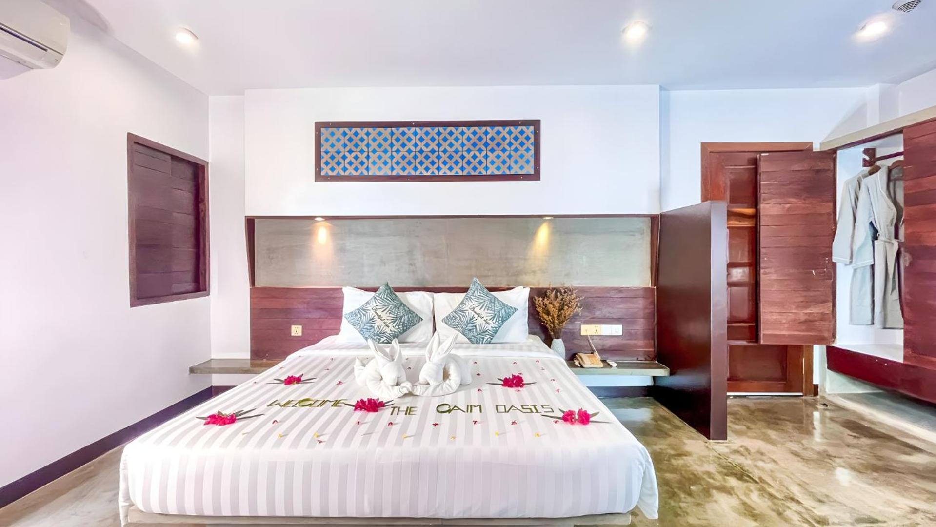 The Calm Oasis Hotel Sziemreap Szoba fotó