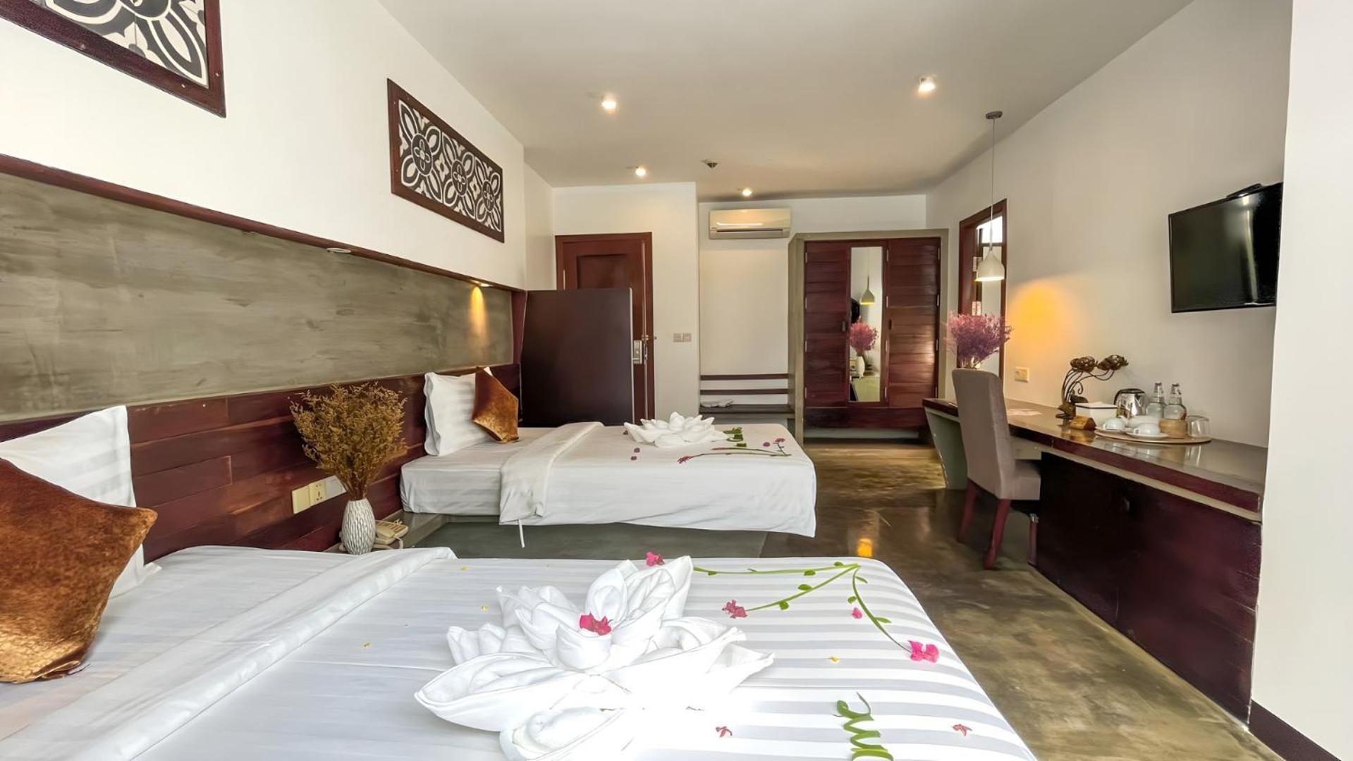The Calm Oasis Hotel Sziemreap Kültér fotó