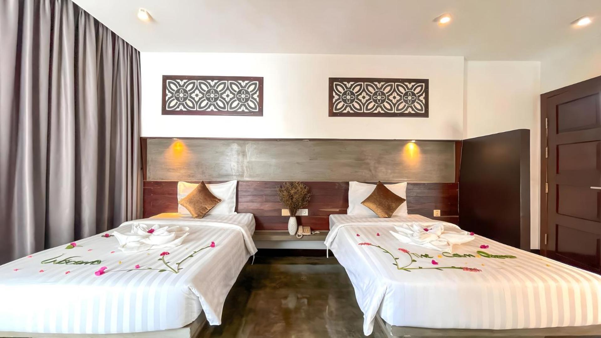 The Calm Oasis Hotel Sziemreap Kültér fotó
