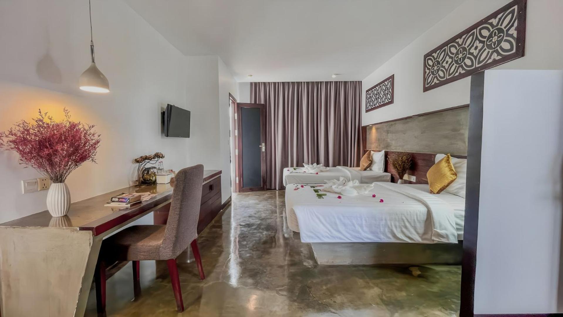 The Calm Oasis Hotel Sziemreap Szoba fotó