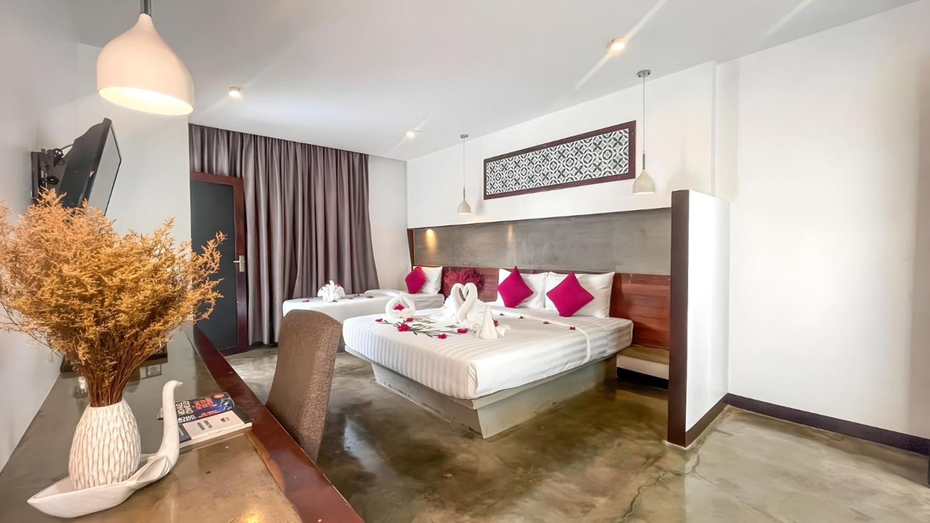 The Calm Oasis Hotel Sziemreap Kültér fotó